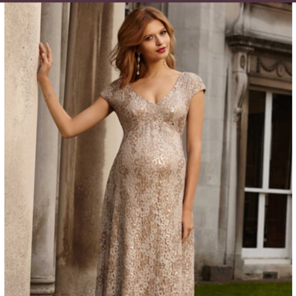 Tiffany Rose Maternity Carmen Gown
